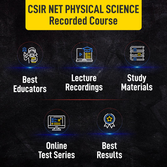 CSIR NET Physical Sciences recorded online course  (Hinglish)